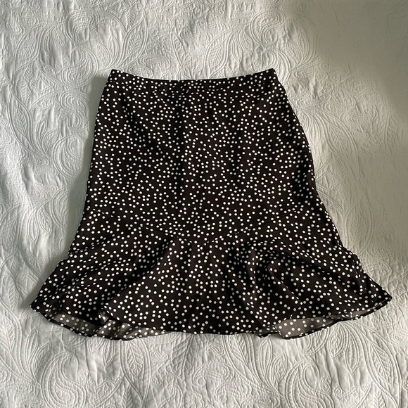 Banana Republic Polka Dot Skirt Size 12 - Picture 5 of 7